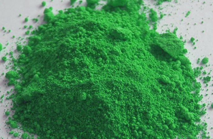 Grüner Pulversand