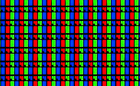 LCD pixels RGB