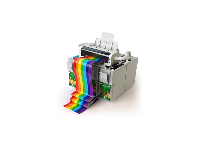 Moderne Drucktechnologie