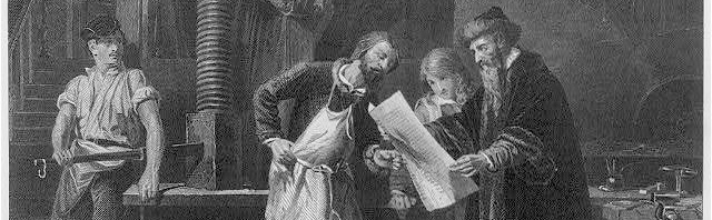 Gutenberg und seine Druckerpresse