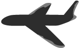 fliegendes Flugzeug